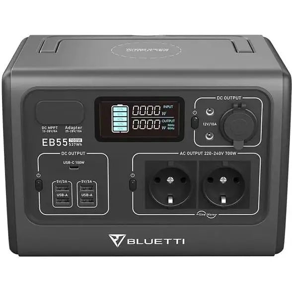 Портативная зарядная станция Bluetti EB55 (537 Втч 700W) - фото 2