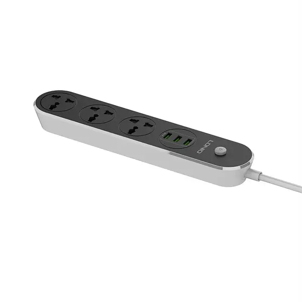 Мережевий продовжувач LDNIO SC3301 (3 х розетки 3 х USB) 1.6 м - фото 6
