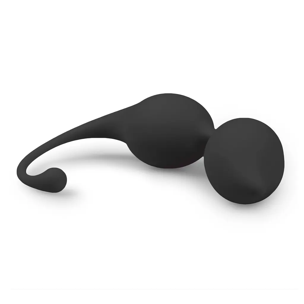 Вагінальні кульки Easytoys, силіконові, чорні, 20 х 3 см - фото 2