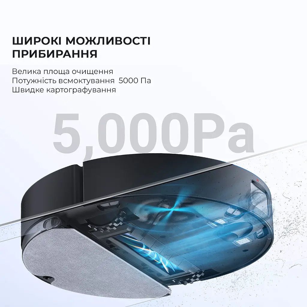 Робот-пилосос з вологим прибиранням Dreame D10s Plus (RLS6AD) - фото 5
