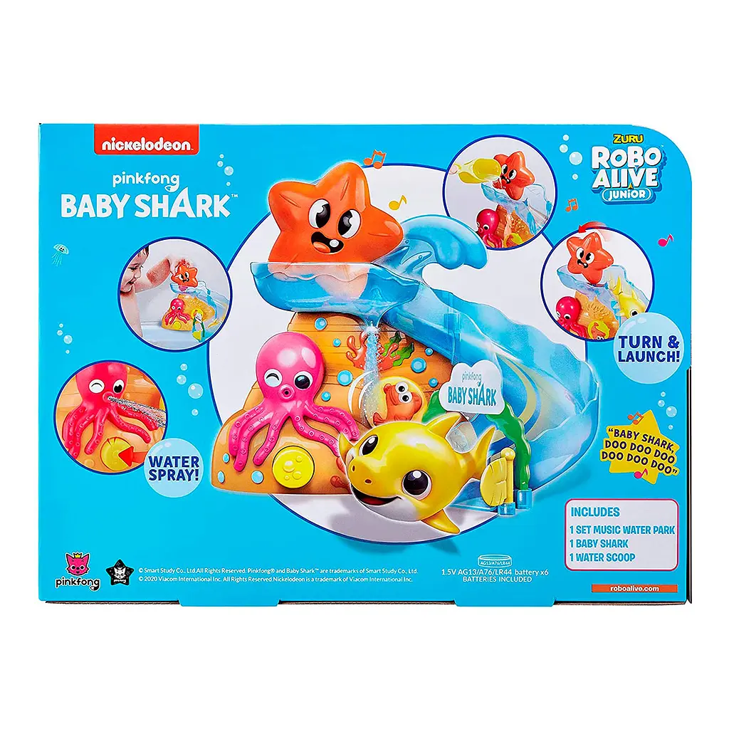 Інтерактивний ігровий набір для ванни Robo Alive Junior Baby Shark (25291) - фото 8