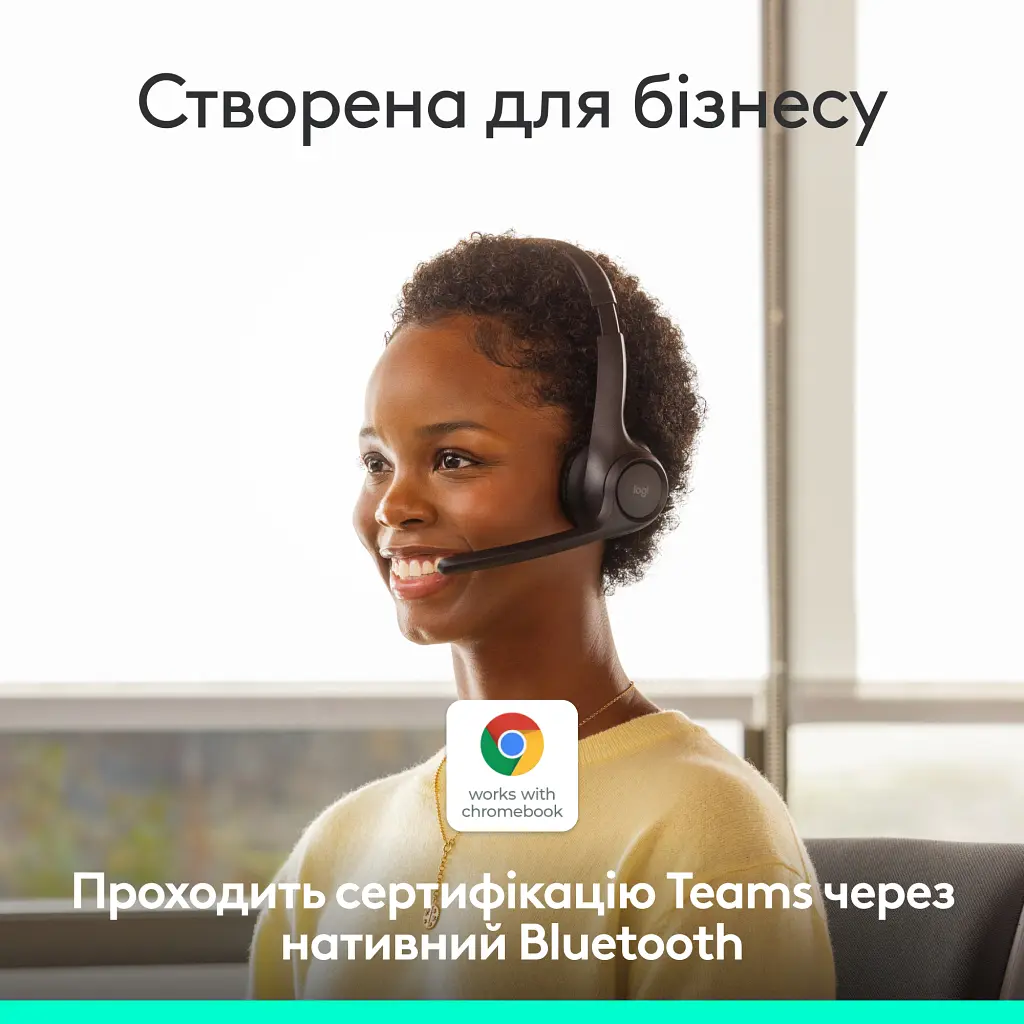 Навушники Logitech Zone 305 for Business Bluetooth Black (981-001458) - фото 9