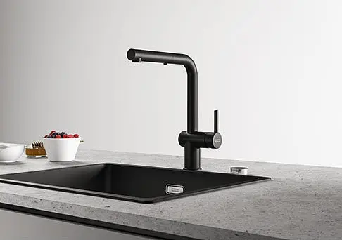Змішувач для кухні Franke Active L Pull Out з витяжним виливом (115.0653.385) Сірий камінь - фото 7