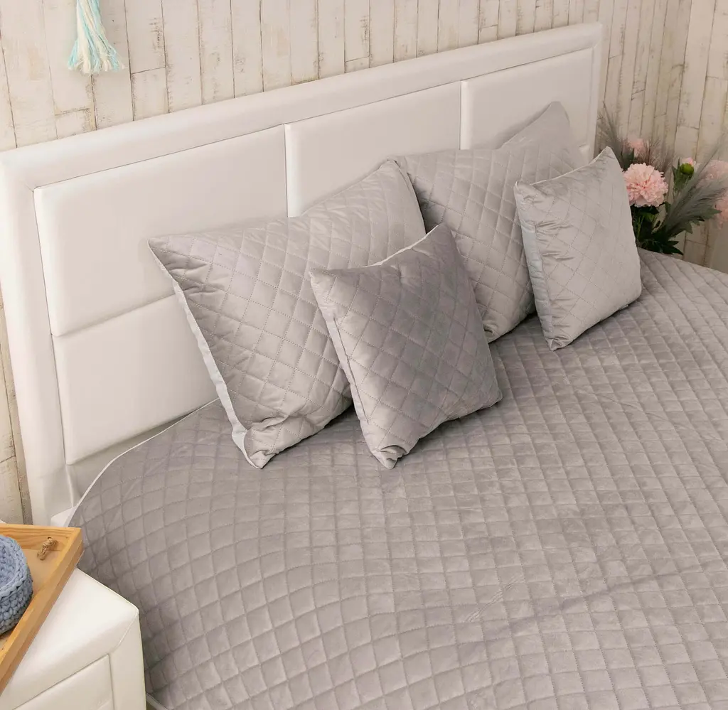 Покривало Руно VeLour 150х220 "Grey ромб" (360.55_Grey ромб) - фото 2