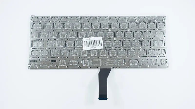 Клавіатура для ноутбука APPLE (MacBook Air: A1369, A1466 (2011-2017)) rus, black, SMALL Enter - фото 2