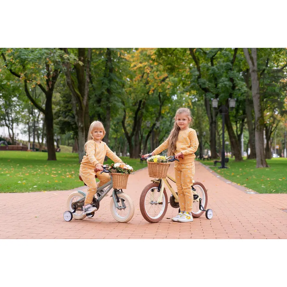 Детский велосипед Miqilong RM ATW-RM12-BEIGE 12" Бежевый - фото 13