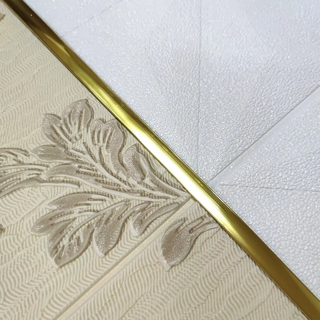 T-подібний молдинг 3000х12х4 мм Золото SW-00001151 - фото 4