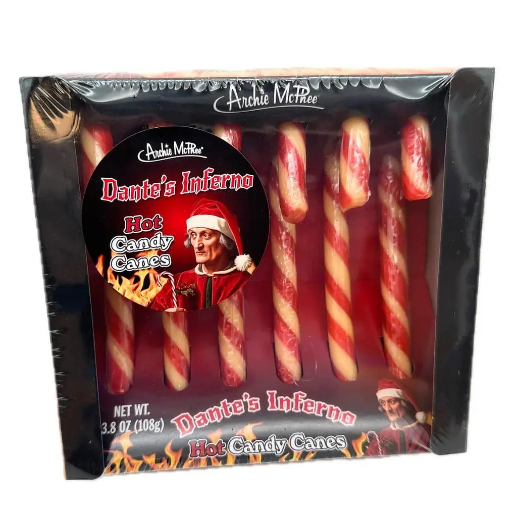 Гострі льодяники-тростини Archie McPhee Dante's Inferno Hot Candy Canes 108г - фото 4