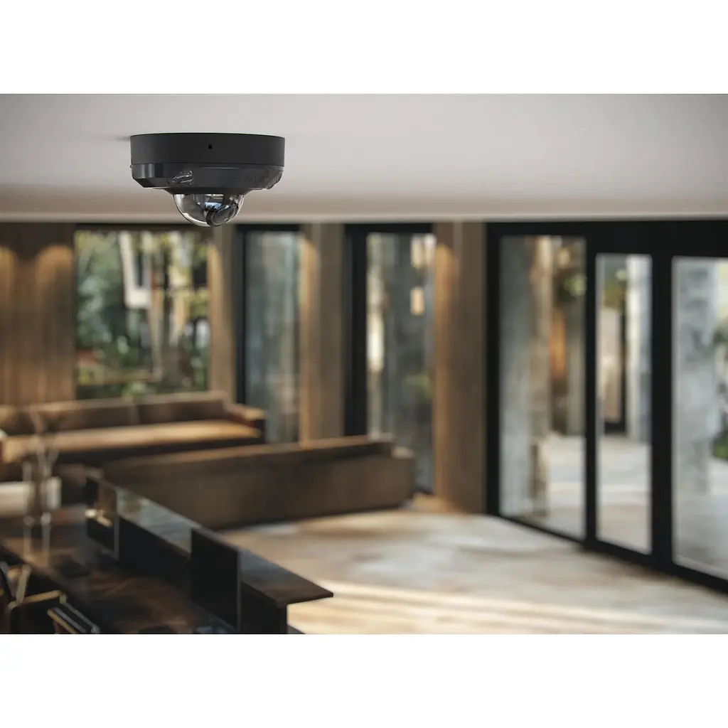 IP-камера Ajax дротова DomeCam Mini HL Black, 8мп, 2.8мм, гібридне підсвічування IR 35м, білий Led 50м, Poe, True WDR, IP 65, ІЧ 30м, аудіо, кут огляду 100° до 110° - фото 4