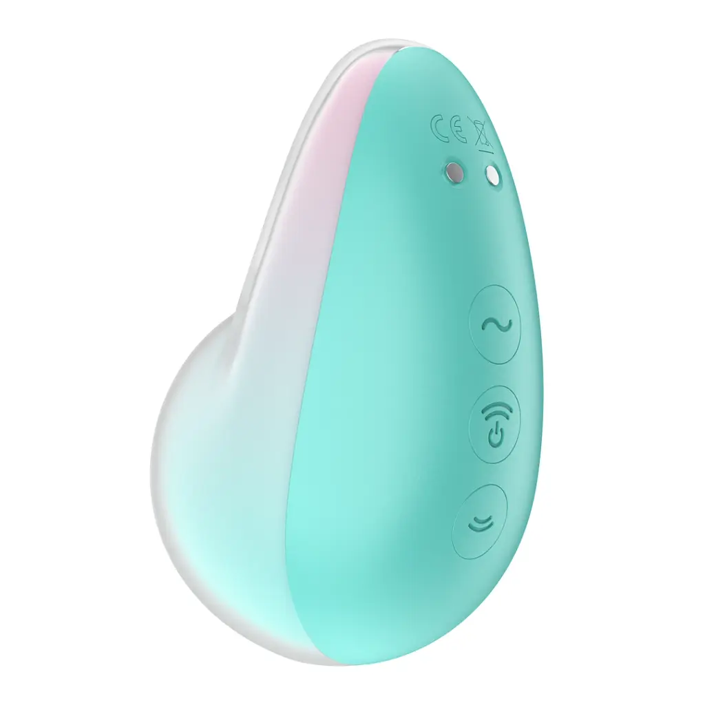 Вакуумний стимулятор клітора з вібрацією Satisfyer Pixie Dust м'ятний - фото 6