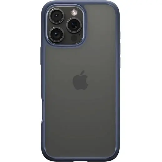 Прозрачный чехол Spigen Ultra Hybrid Navy Blue для iPhone 16 Pro (ACS08126) - фото 4