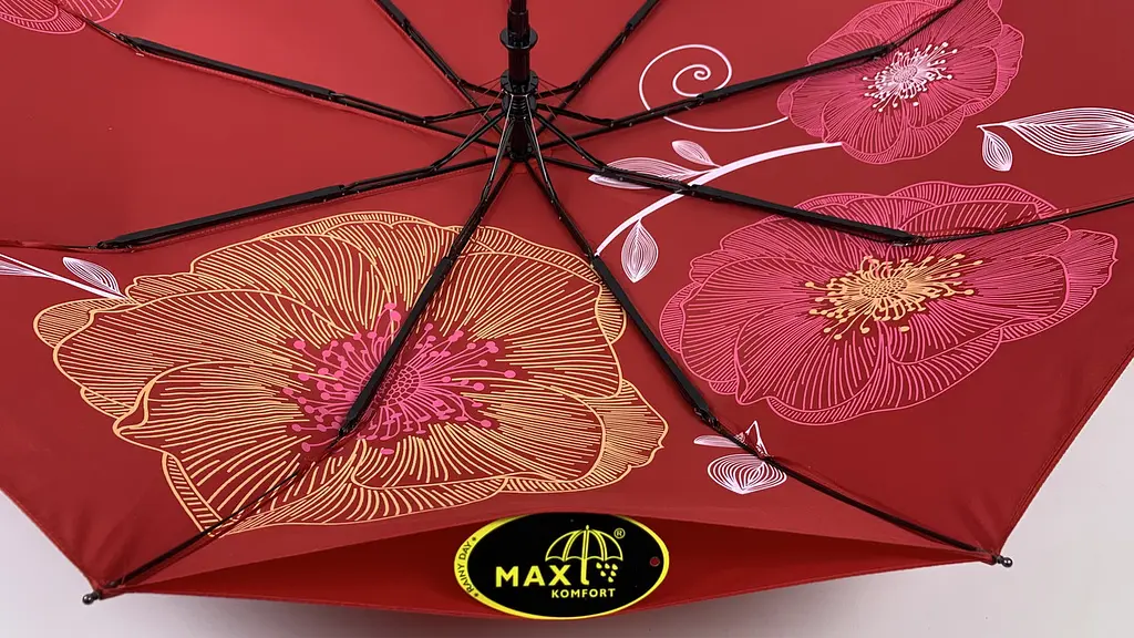 Жіноча складана парасолька напівавтомат Max 102 см червона - фото 8