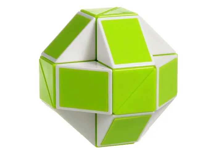 Змійка Рубіка біло-зелена в коробці (Smart Cube Snake White and Green in box) (SCT404) - фото 2