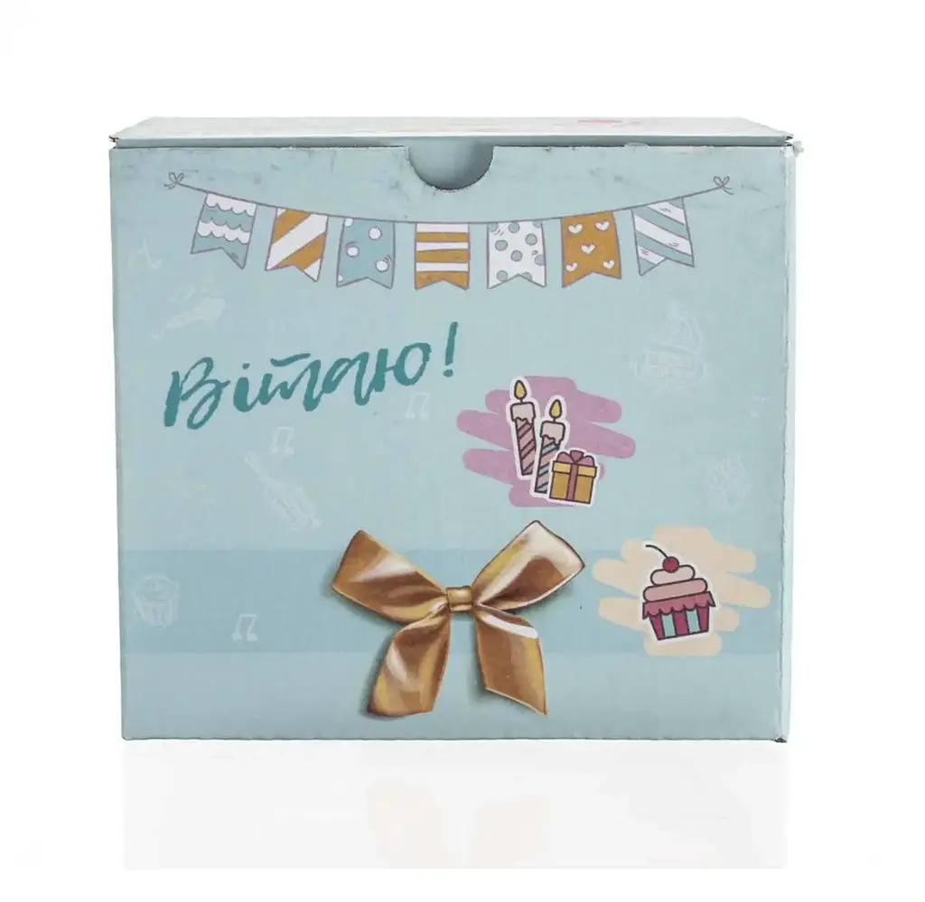 Коробочка для чашки 11 Oz (330 мл) кольорова подарункова (8305) - фото 2
