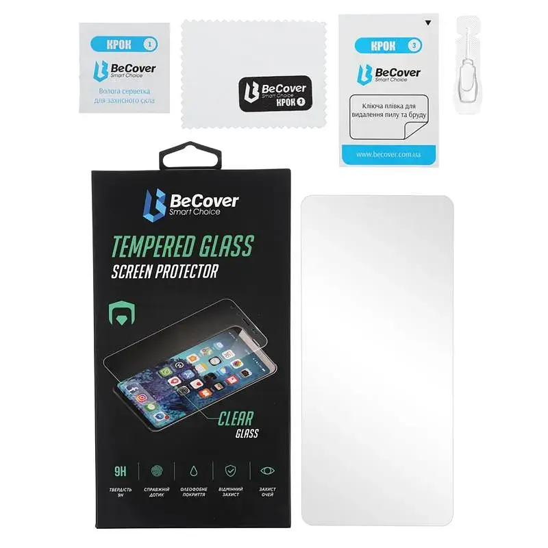 Скло захисне BeCover Premium Samsung Galaxy A02s SM-A025G Clear (705597) - фото 2