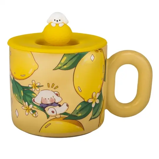 Чашка Elisey Lemon 400 мл (9200-009) желтая       - фото 2