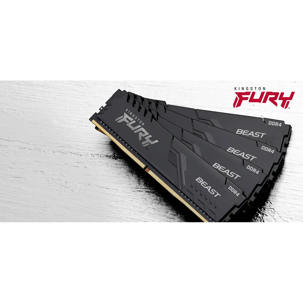 Модуль пам'яті для комп'ютера DDR4 16GB (2x8GB) 3600 MHz Fury Beast Black Kingston Fury (ex.HyperX) (KF436C17BBK2/16) - фото 7