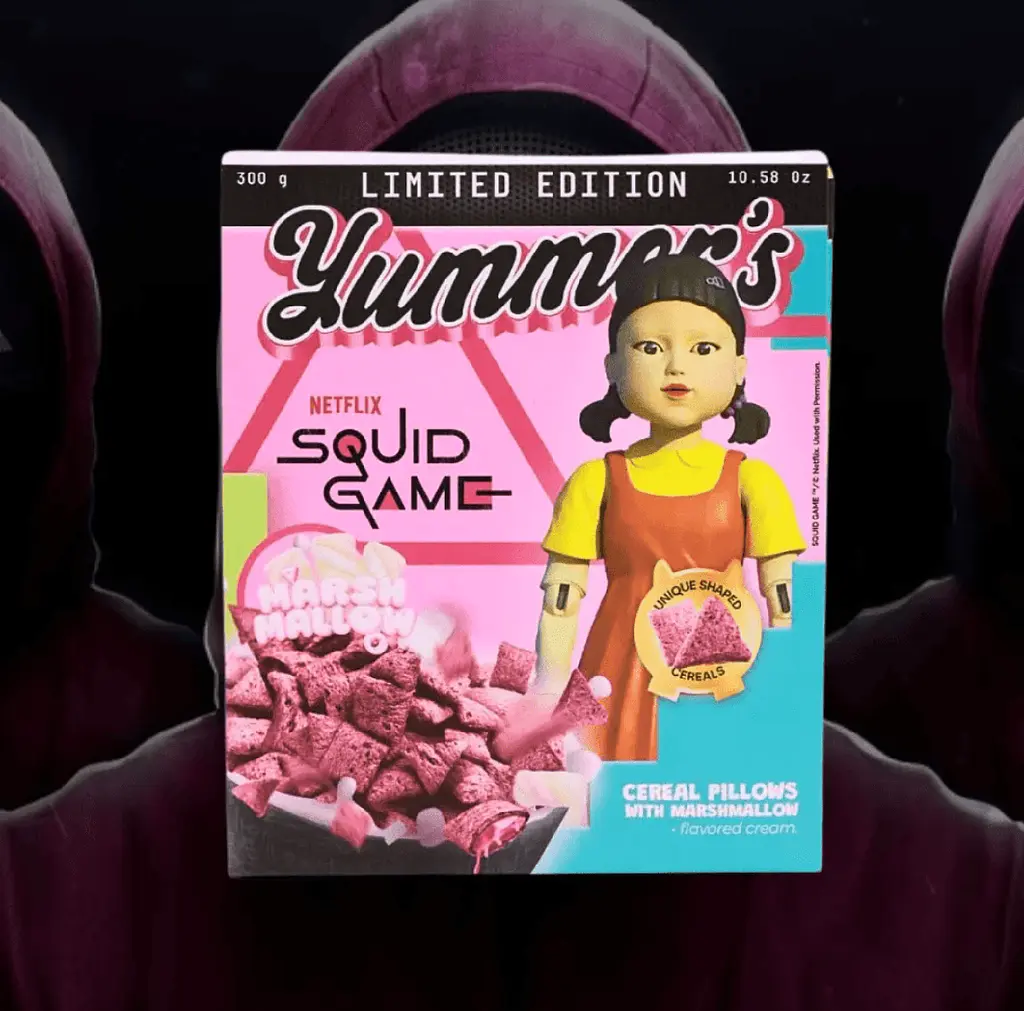 Пластівці Yummer's Limited Edition Squid Game Marshmallow Cornflakes 300г - фото 3