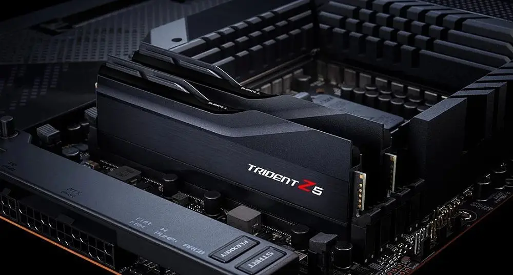 Модуль памяти DDR5 2x32GB/6000 G.Skill Trident Z5 Black (F5-6000J3238G32GX2-TZ5K) - фото 2
