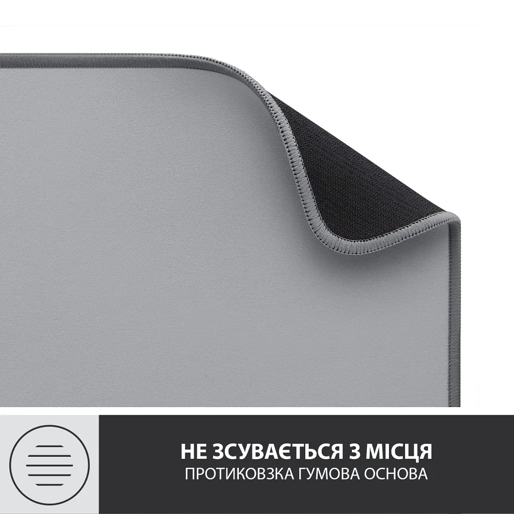 Килимок для мишки Logitech Desk Mat Studio Series Mid Grey (956-000052) - фото 7