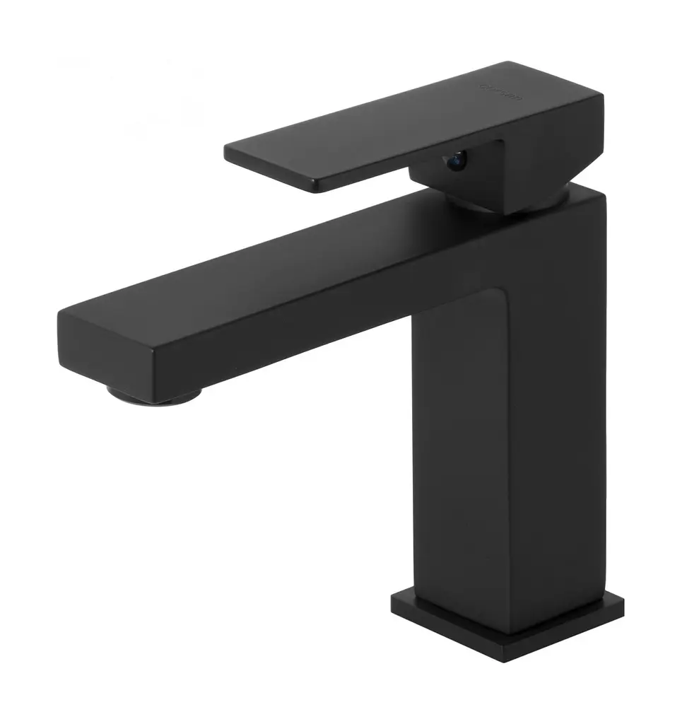 Змішувач для умивальника Corsan Ango black mat низький CMB3016BL Чорний матовий - фото 4