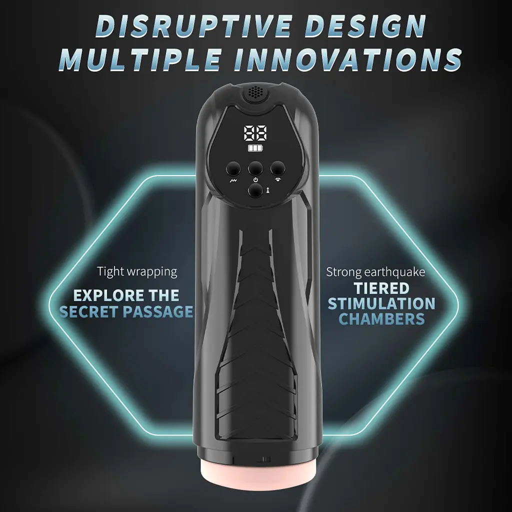 Мастурбатор LUXURY Masturbator, PREMIUM RECHARGEABLE MULTIFUNCTIONS 04 Boss Series 60-00068 103640 - фото 6