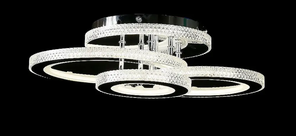 Світлодіодна люстра LT8008/1+1+1 LED (CH) - фото 4