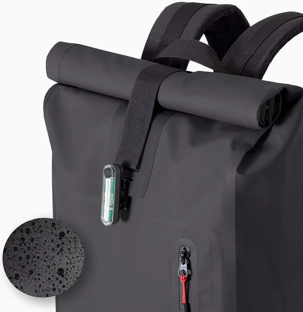 Рюкзак A-lab Milanol 20L водонепроникний Чорний - фото 5