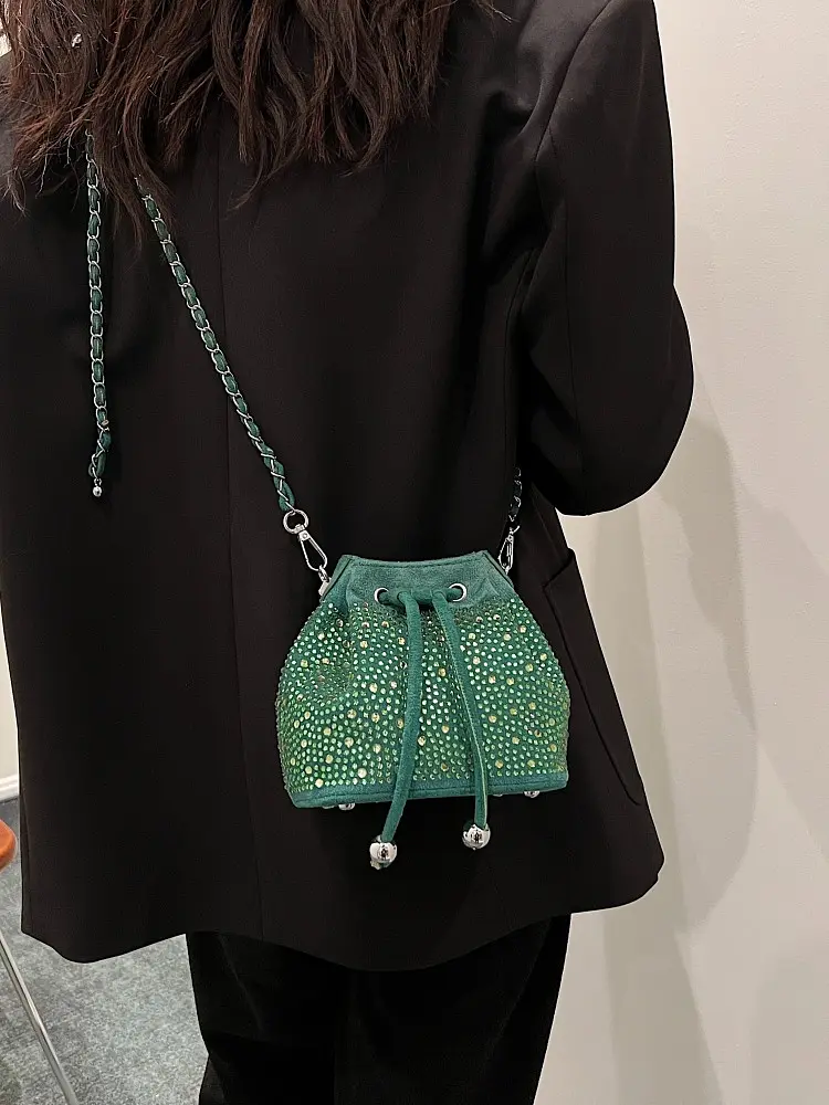Сумочка Старс Italian Bags green 16x12x15 см Зелений - фото 4