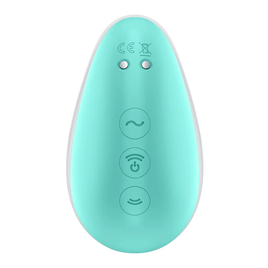 Вакуумний стимулятор клітора з вібрацією Satisfyer Pixie Dust м'ятний - фото 7