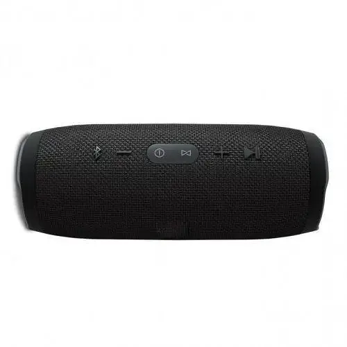 Портативна акумуляторна Bluetooth колонка бездротова переносна акустика бумбокс 20W MP3 UKC E3 CHARGE3 чорна - фото 3