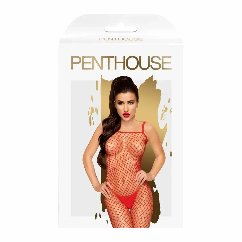 Бодістокінг Penthouse Lingerie Body Search XL червоний - фото 3