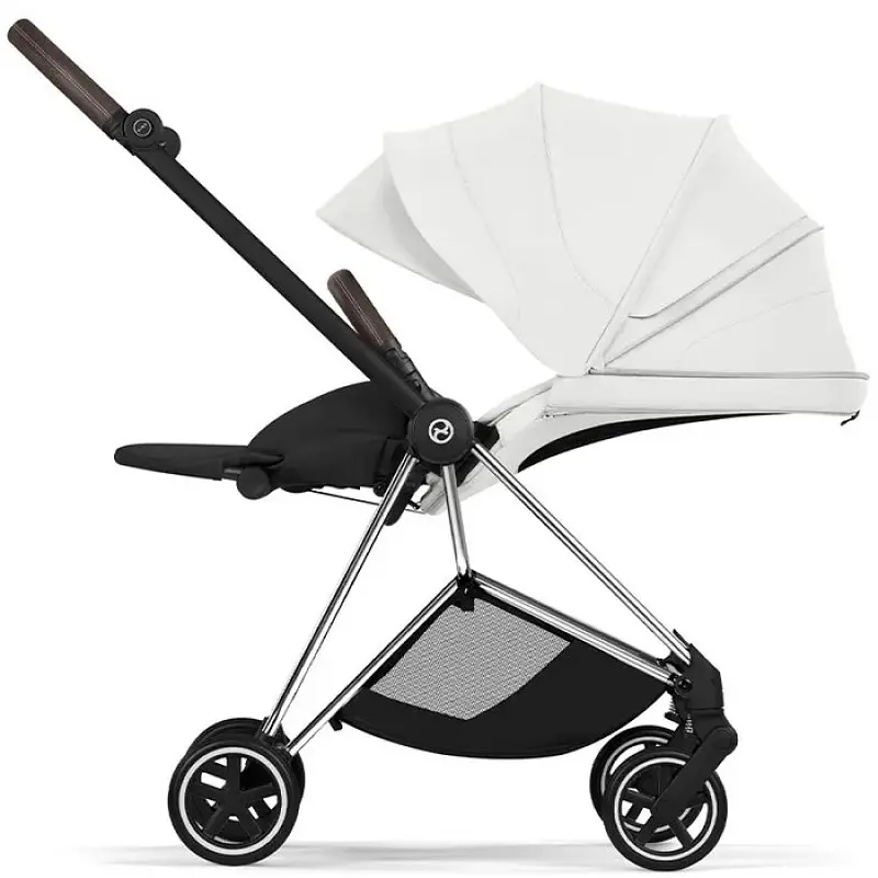 Cybex Mios Style 5.0 коляска 2 в 1 Off White шасі Chrome - фото 7