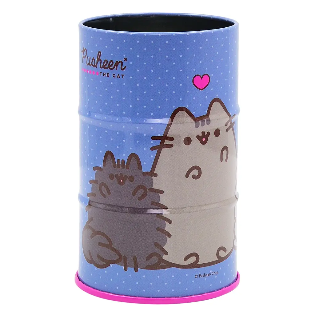 Стакан-підставка бочка YES Pusheen 10,8х6,5 см Різнокольоровий (708377)