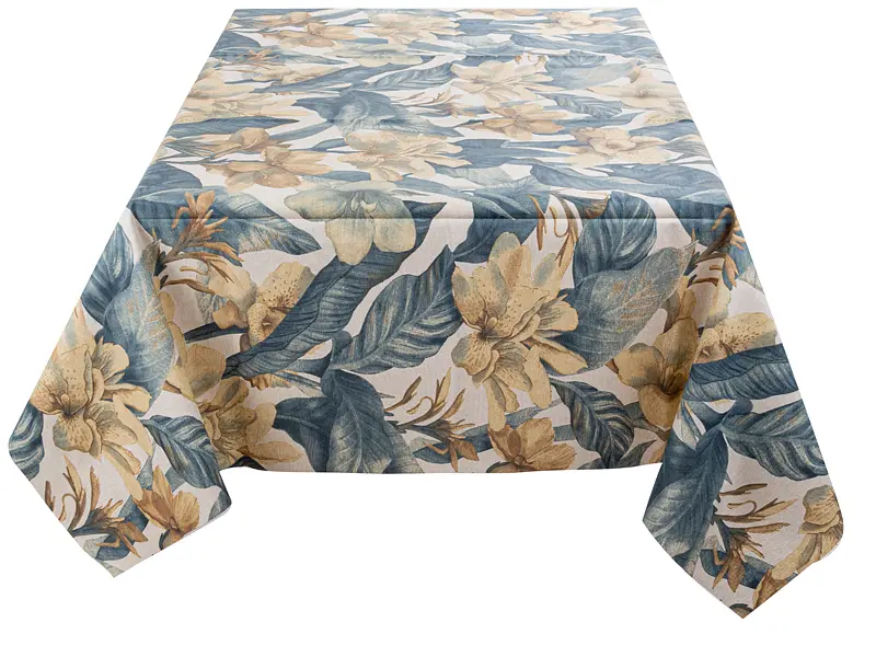 Скатертина Lefard Home Textile Versalles Flor Oceano 240х140 см водовідштовхувальна (715-309) - фото 3