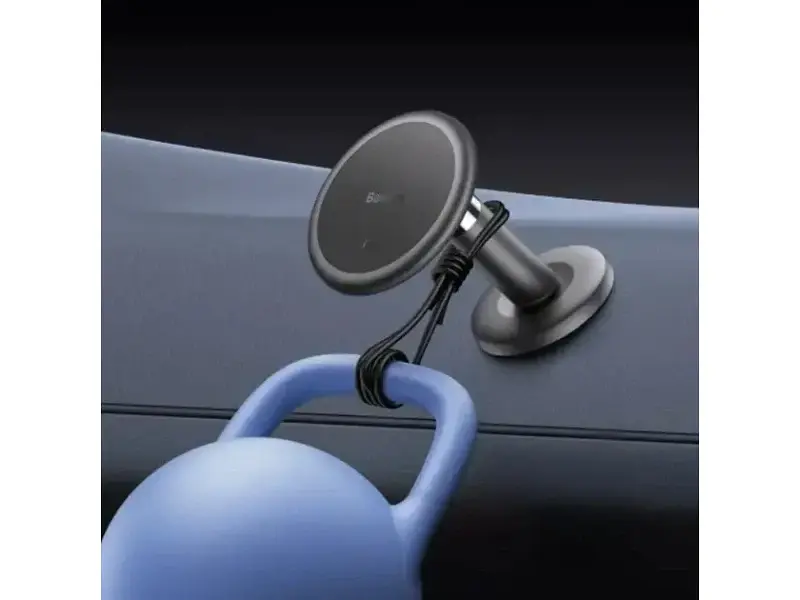 Автомобільний тримач для смартфона BASEUS Car Holder Stick-on C01 Magnetic Black (C40140803113-00) - фото 6