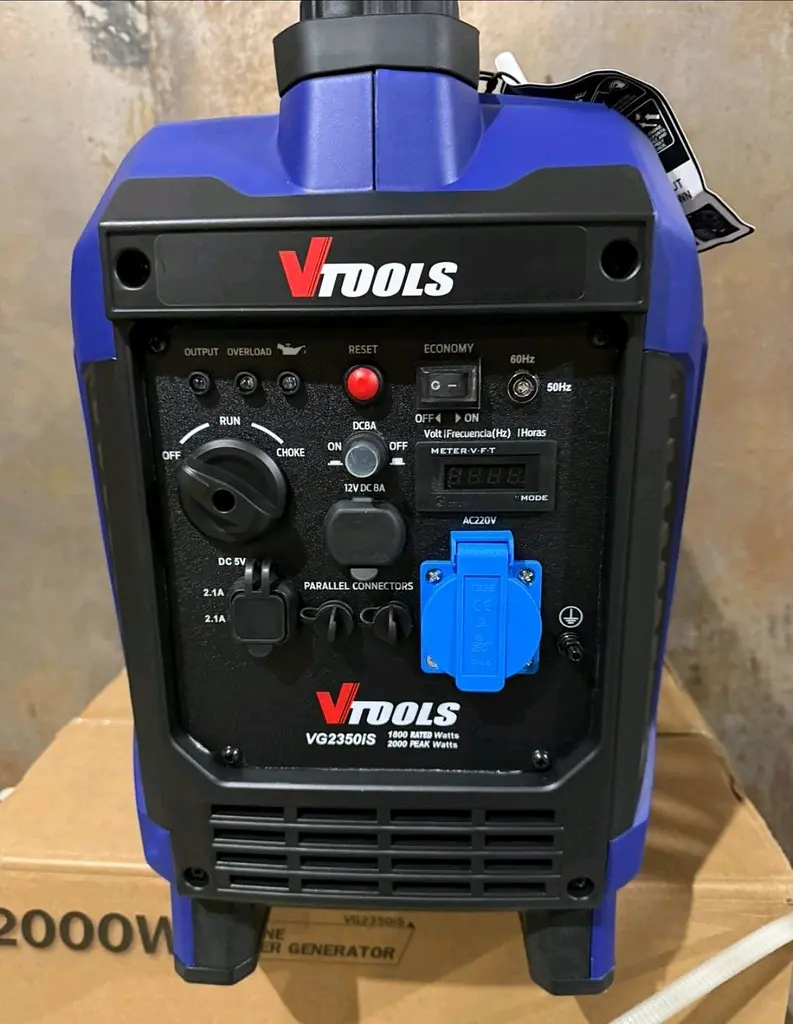 Інверторний генератор VTOOLS VG2350iS (1,8 - 2,0 кВт)  з дисплеєм - фото 6