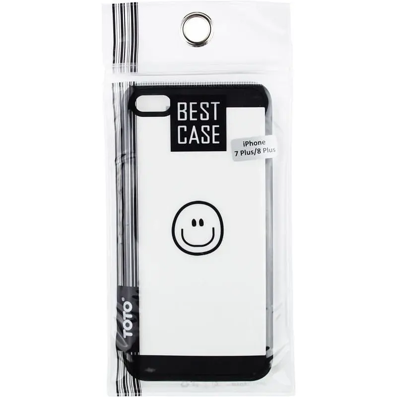 Чохол-накладка Toto TPU Cartoon Case IPhone 7 Plus/8 Plus Smile Black - фото 2