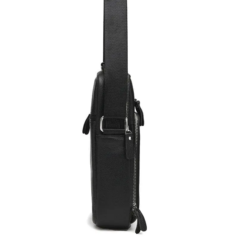 Чоловіча сумка Keizer K15608a 21x26x6 см Чорний (39489) - фото 4
