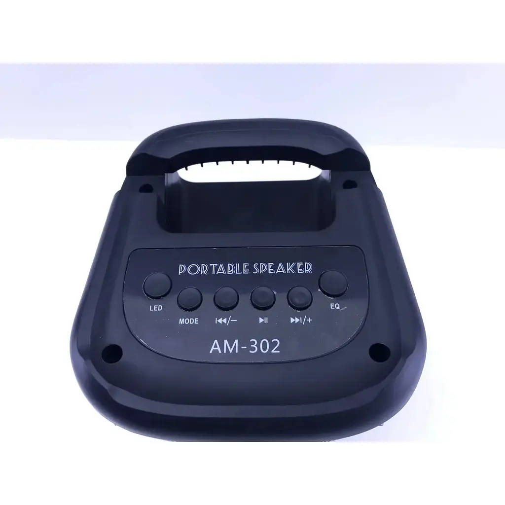 Музична портативна колонка Bluetooth AM-302 з LED - фото 7