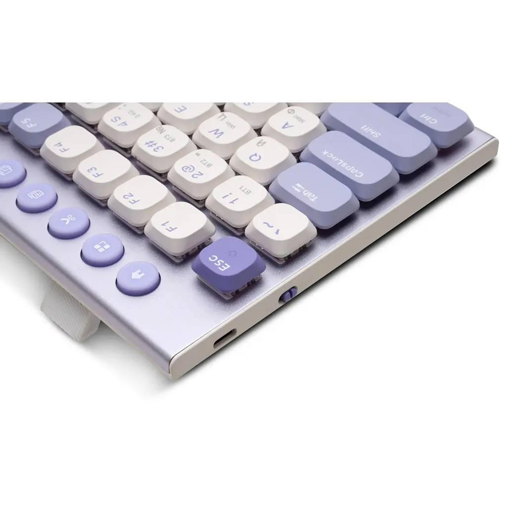 Клавіатура Thunderobot K96 Tri-mode Red Switch UA Purple (6932066308223) - фото 10