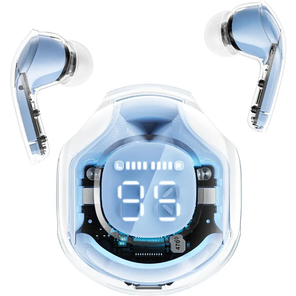Наушники TWS Acefast T8 ice blue - фото 5