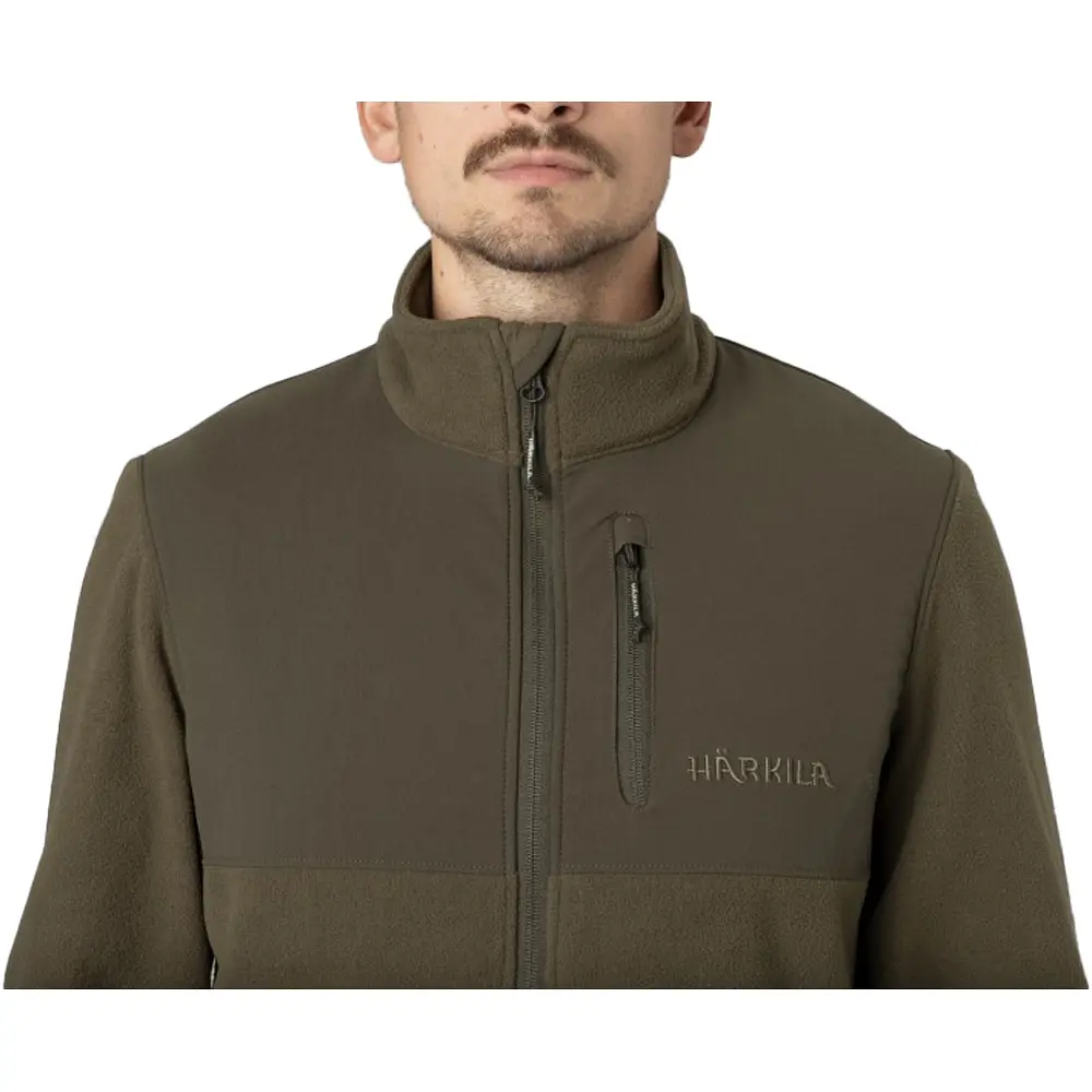 Флісова кофта Harkila Fjell fleece jacket L Зелений - фото 3