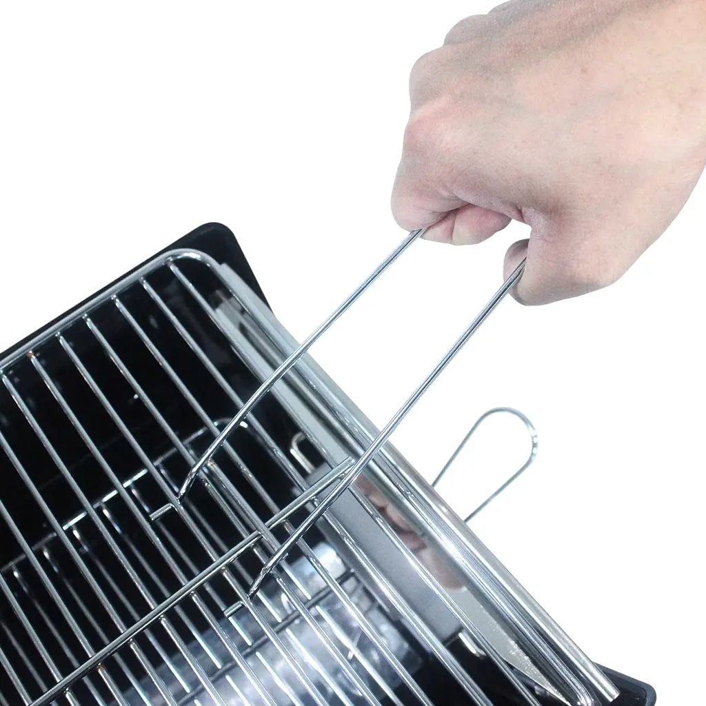 Портативный угольный гриль O-Grill I-Grill черный - фото 11
