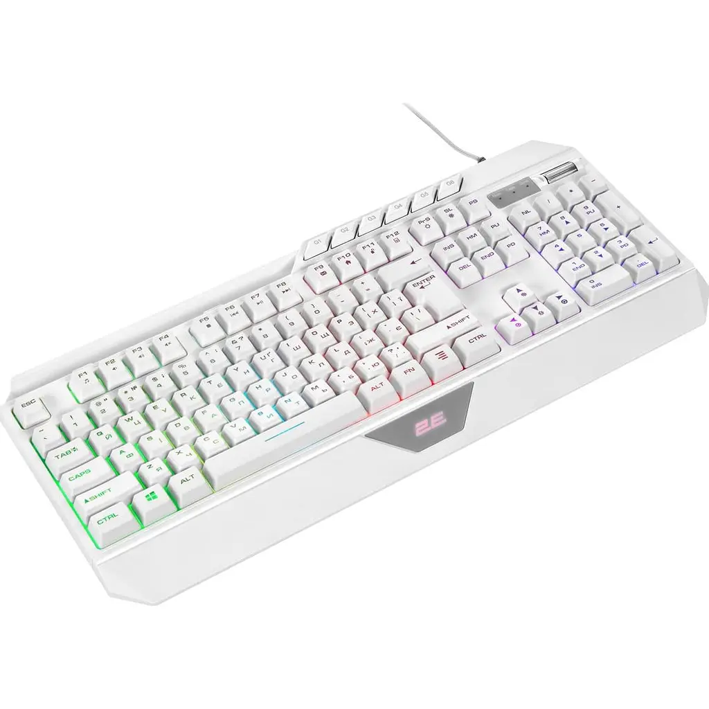 Клавіатура 2E Gaming KG315 RGB USB Ukr White (2E-KG315UWT) - фото 5