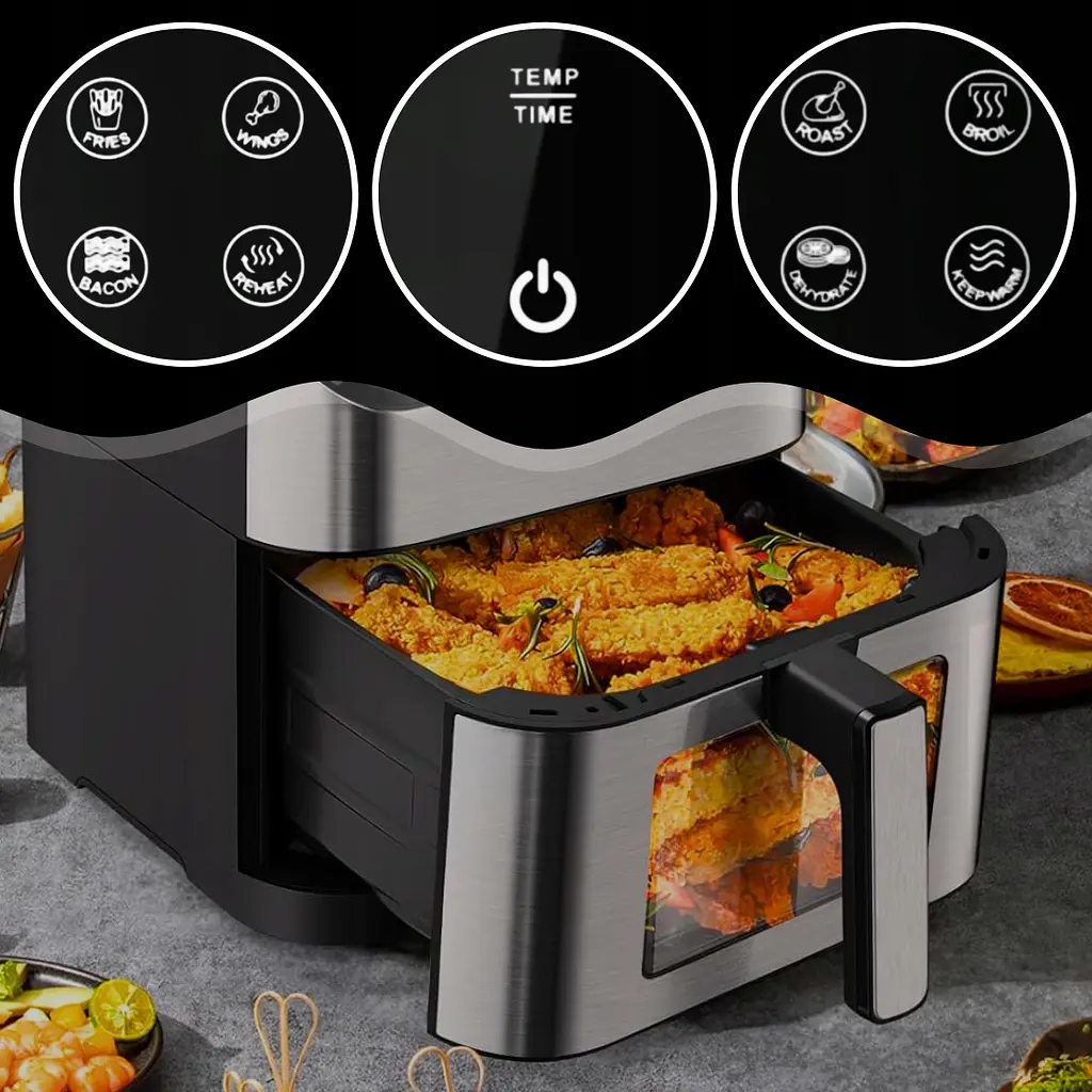 Аэрофритюрница MemFlow XXL 8L 1800 W - фото 5