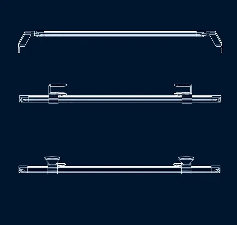 Світильник для акваріума SunSun ADK-200C LED 5 Вт біло-синій 19-25 см - фото 4