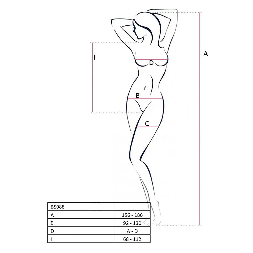Бодистокинг с декольте Passion BS088 white имитация корсетной шнуровки One size - фото 4