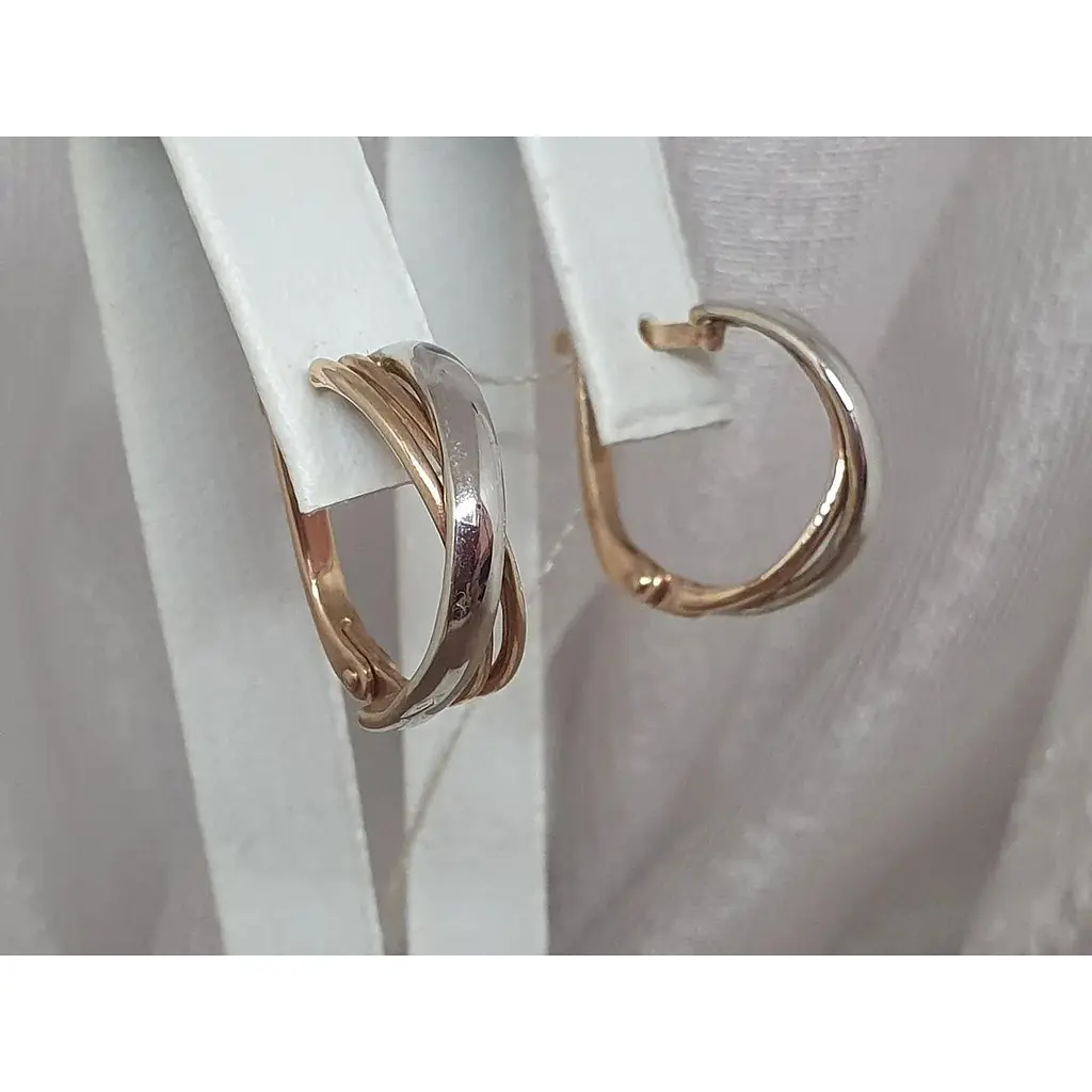 Золотые серьги Империя золота. СБ316КИ - фото 3