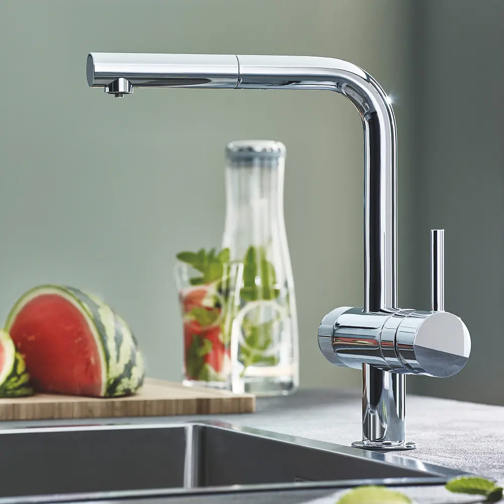 Змішувач для кухні з фільтром Grohe Blue Pure Minta 30382000, Хром - фото 9
